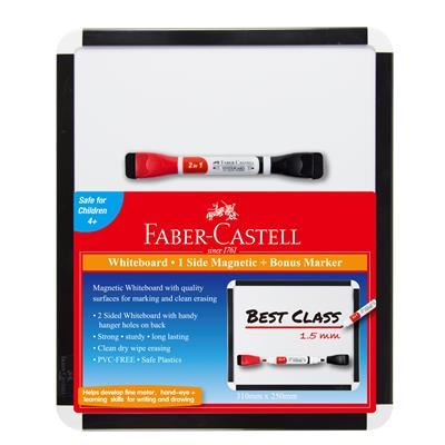 Image for FABER-CASTELL Whiteboard + 3 Bi-colour Markers 260L x 310H x 15Dmm from SBA Office National - Darwin